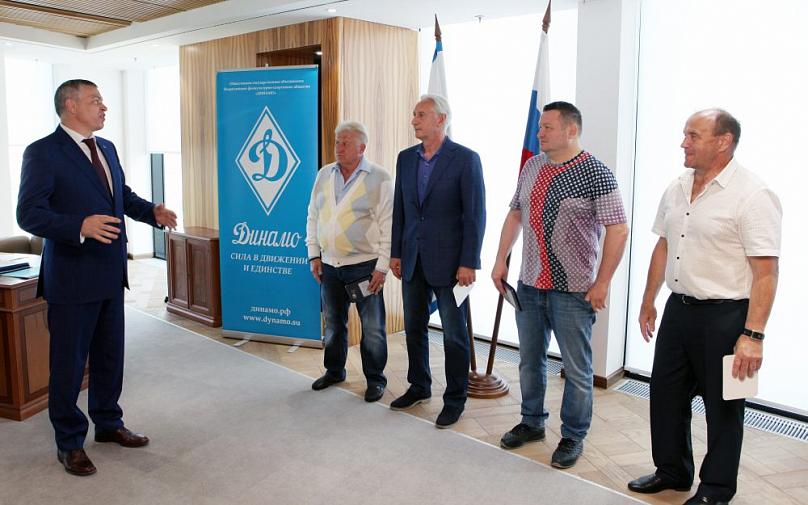 В Центральном совете Общества «Динамо» чествовали выдающихся динамовских хоккеистов
