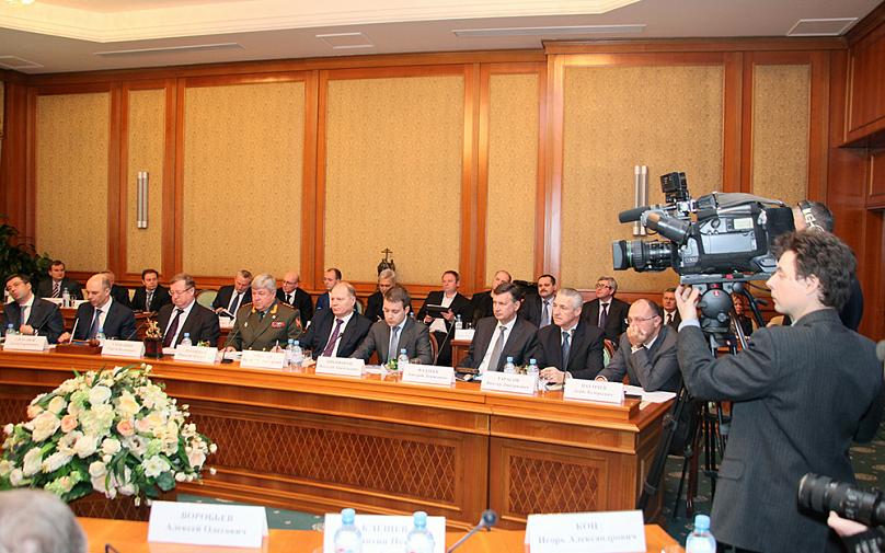 Первое заседание Организационного комитета в Счетной палате РФ (Москва, 24 января 2013 г.)