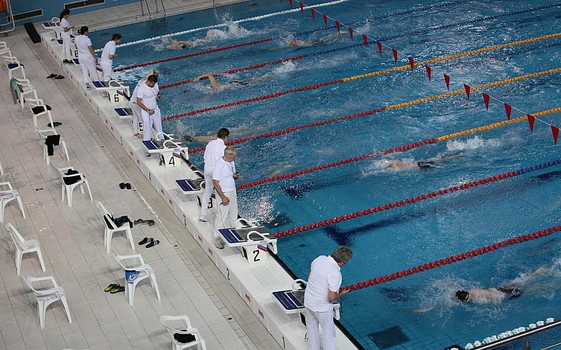Соревнования по плаванию Спартакиады динамовских коллективов 