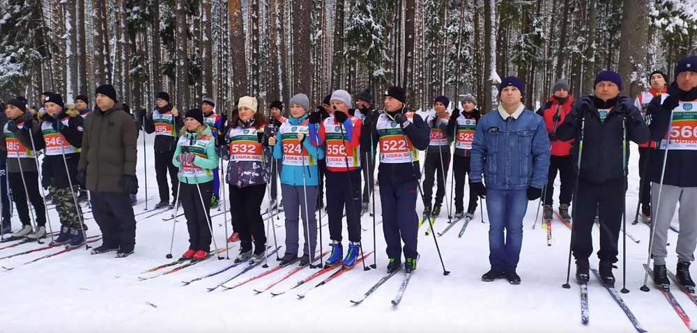 В Воткинском батальоне Росгвардии прошла традиционная рождественская лыжная гонка