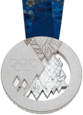 XXII Зимние Олимпийские игры - Серебряная медаль