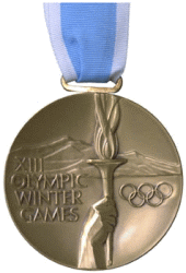 XIII Зимние Олимпийские игры - Бронзовая медаль
