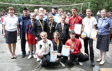 «Веселые старты» в летних лагерях «Дзинага» и «Россельмаш» (Республика Северная Осетия-Алания, 23-26 июня 2010 г.)