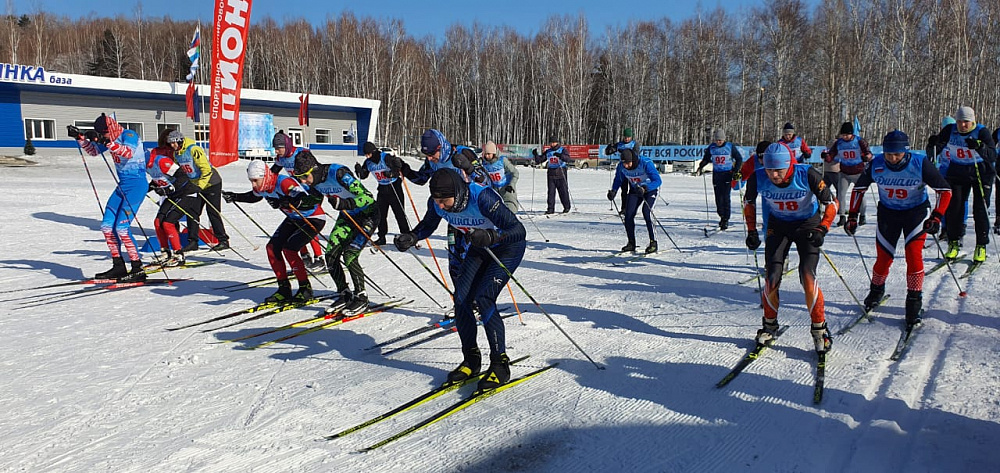 В Комсомольске-на-Амуре состоялись динамовские соревнования по лыжным гонкам 
