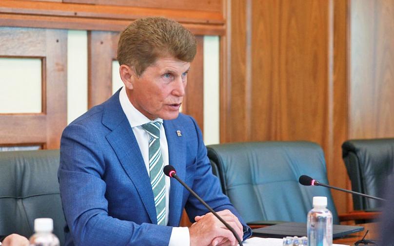 Председатель Общества «Динамо» А.Н. Гулевский и Губернатор Приморья О.Н. Кожемяко подписали соглашение о сотрудничестве 