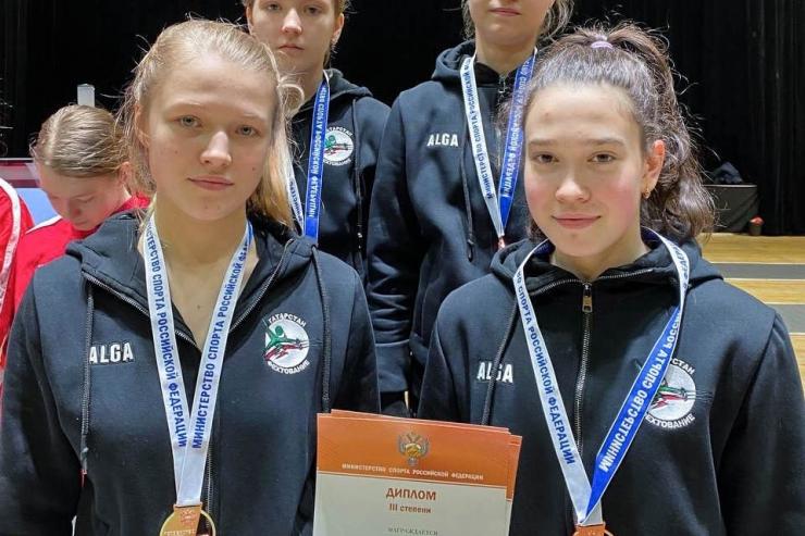 Сборная Республики Татарстан — бронзовые призеры первенства России по фехтованию среди кадетов
