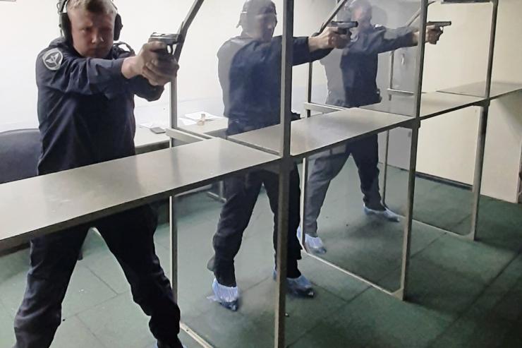 В Кемерове прошли динамовские соревнования по стрельбе из БРСО, посвященные Дню сотрудника ОВД