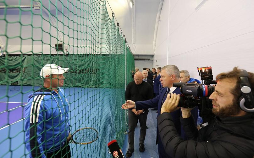 Динамовские теннисные корты на Петровке открылись после реконструкции