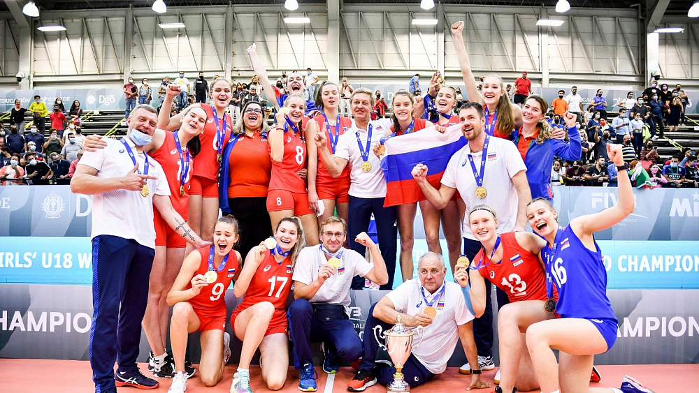 Волейболистки из «Динамо-Ак Барс» выиграли чемпионат мира U18 в составе сборной России