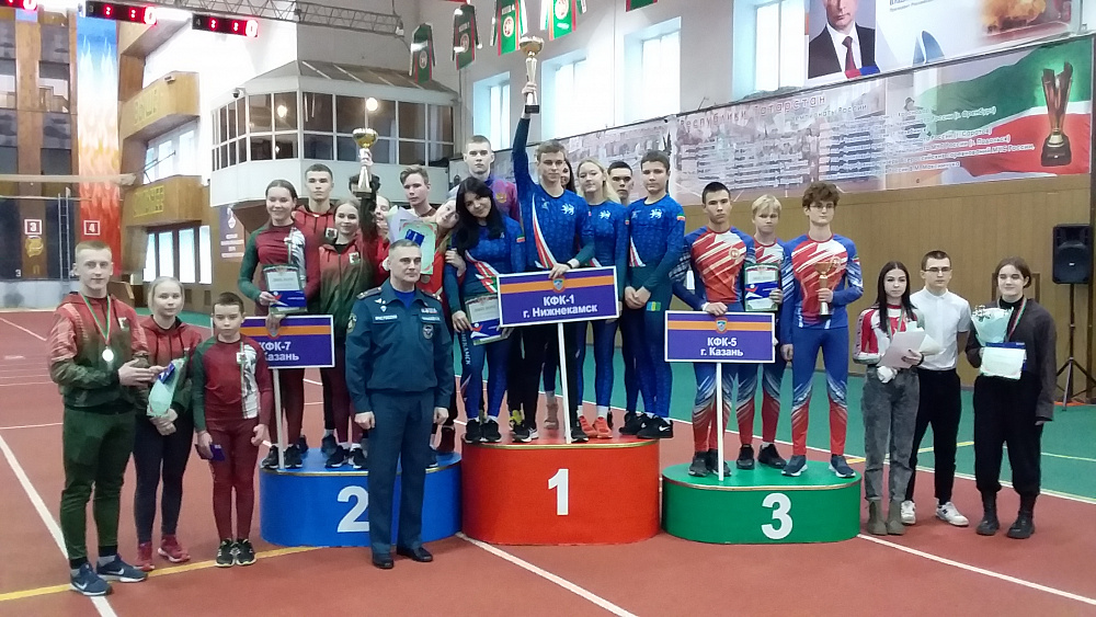 Юные спортсмены из Нижнекамска — победители первенства Республики Татарстан по пожарно-прикладному спорту