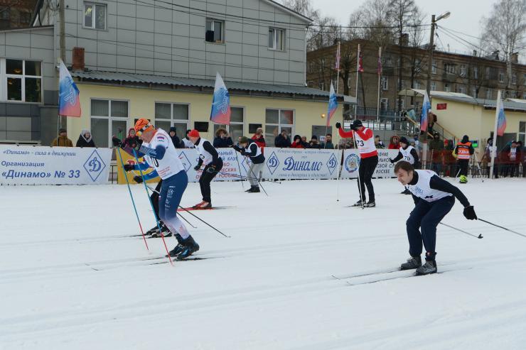 В Подмосковье прошли динамовские соревнования по лыжным гонкам среди работников налоговых органов