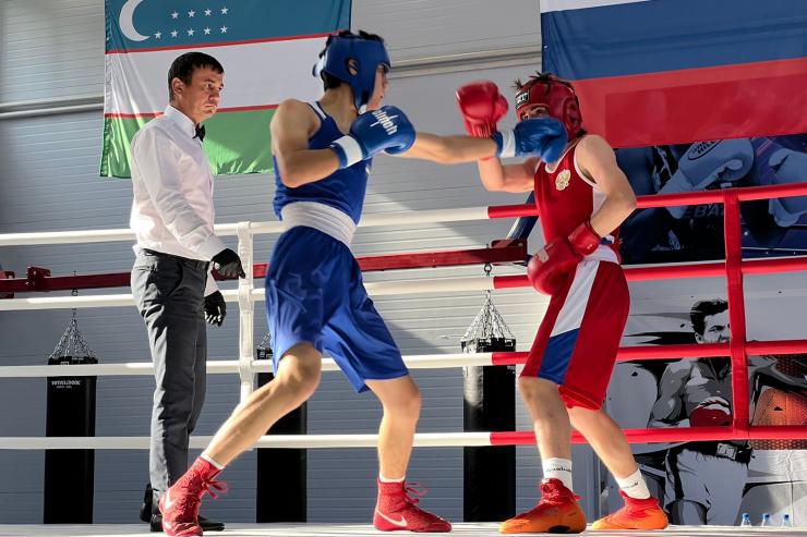 Победа красноярского динамовца в Международной матчевой встрече по боксу