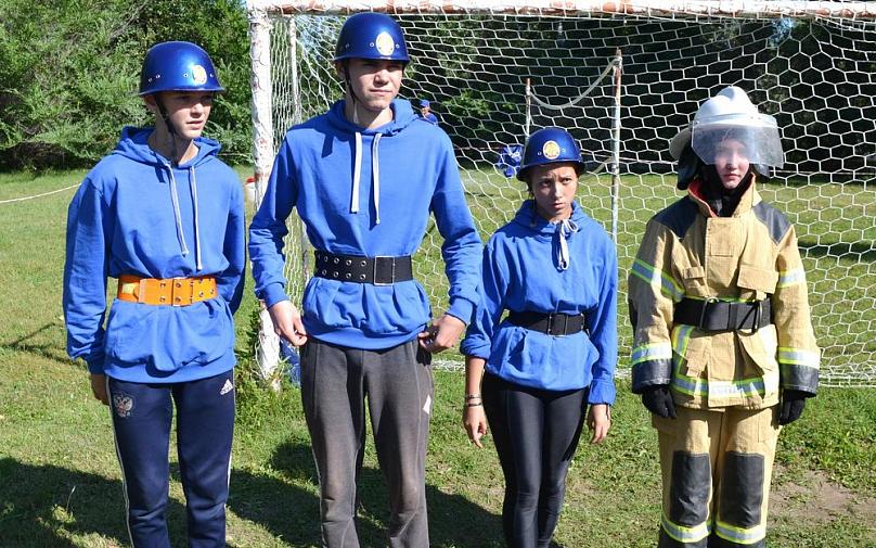 В Алтайском крае состоялась эстафета юных пожарных