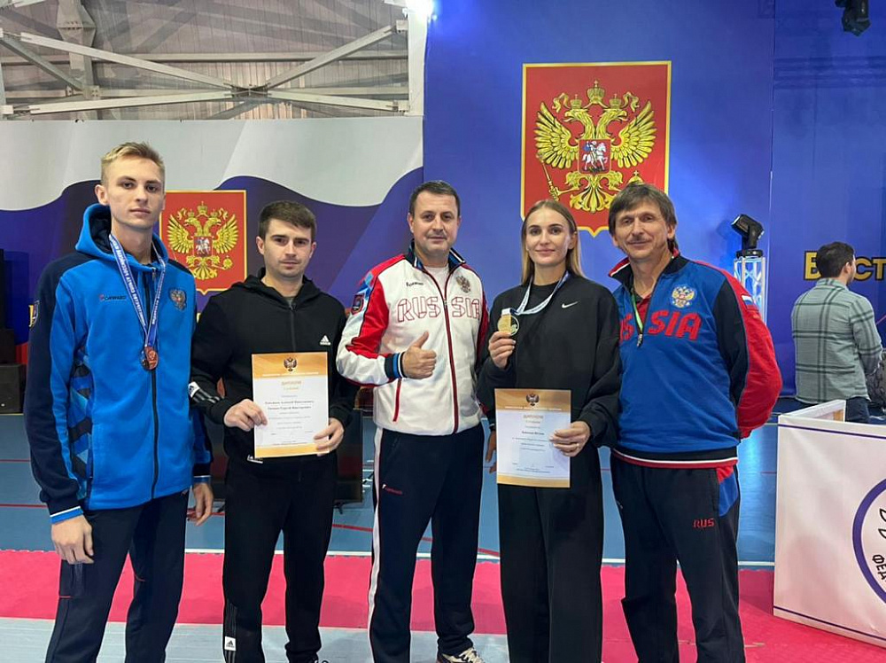 Татарстанские динамовцы завоевали золото и бронзу на чемпионате России по тхэквондо ВТФ