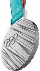 XXIII Зимние Олимпийские игры - Серебряная медаль
