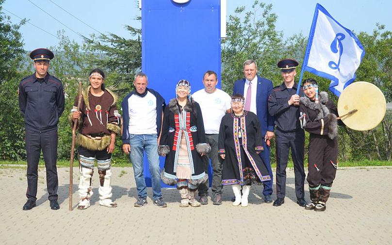 В Магадане встретили участников мотопробега, посвященного подготовке 100-летию образования Общества «Динамо»