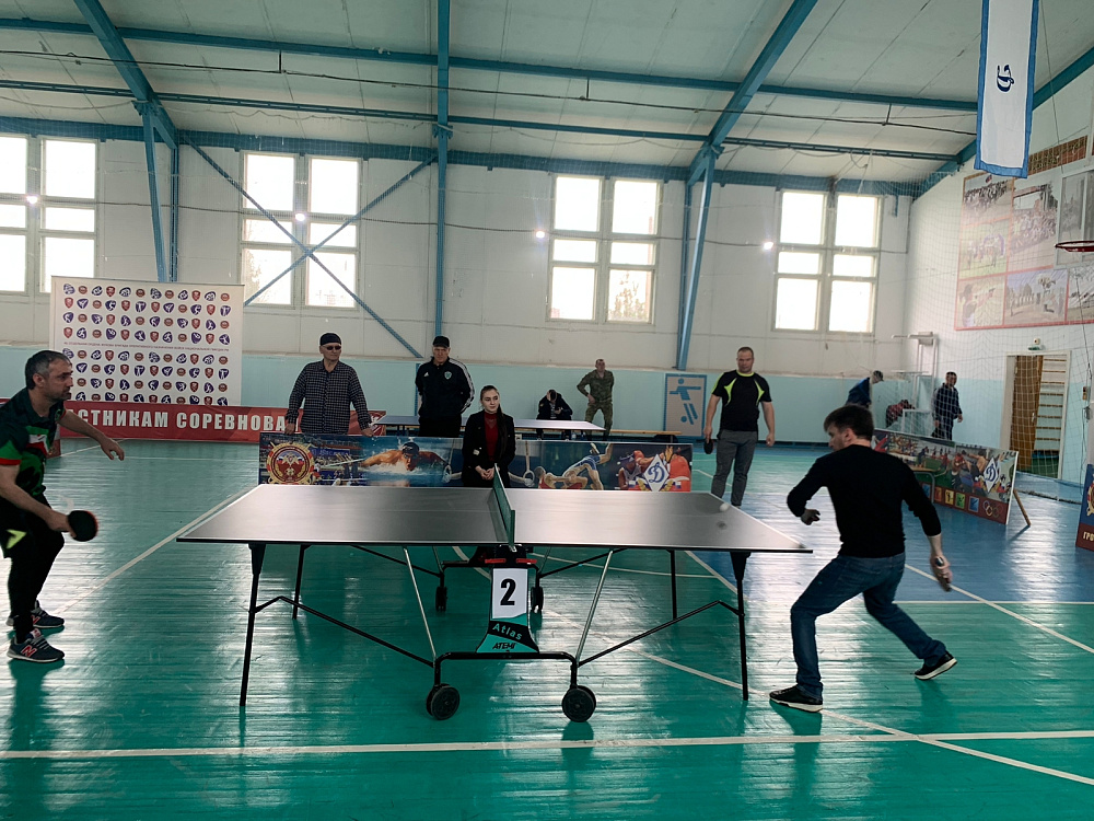В Грозном состоялись динамовские соревнования по настольному теннису