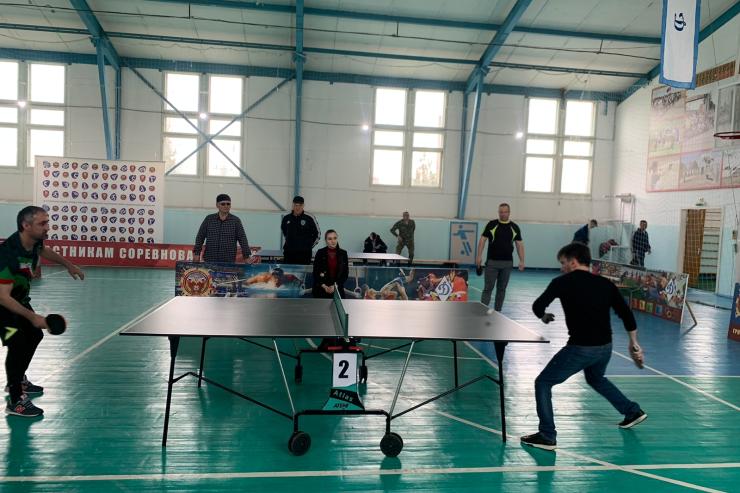 В Грозном состоялись динамовские соревнования по настольному теннису