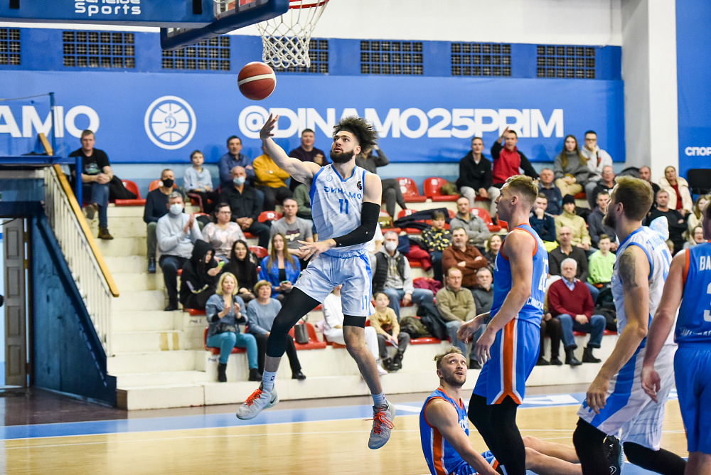 Баскетболисты «Динамо» одержали победу над БК «Самара» в мачте  регулярного чемпионата Суперлиги – 1