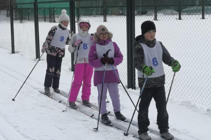 Юные динамовцы определили сильнейших в соревнованиях по лыжным гонкам в Новосибирске 