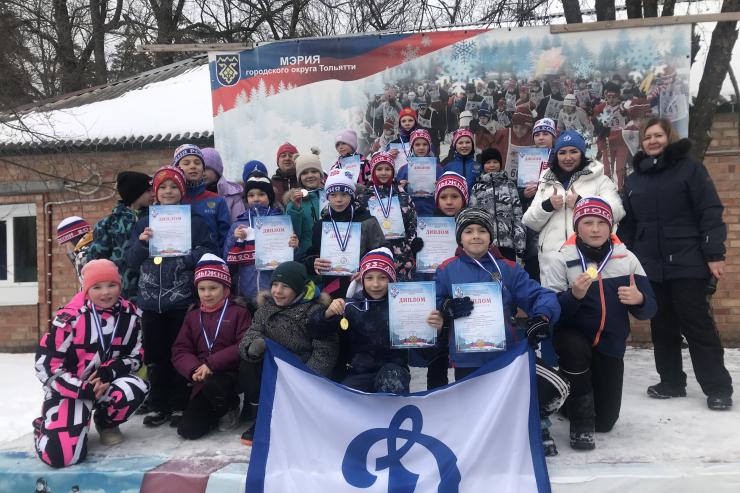 В Тольятти юные динамовцы приняли участие в соревнованиях по лыжным гонкам 