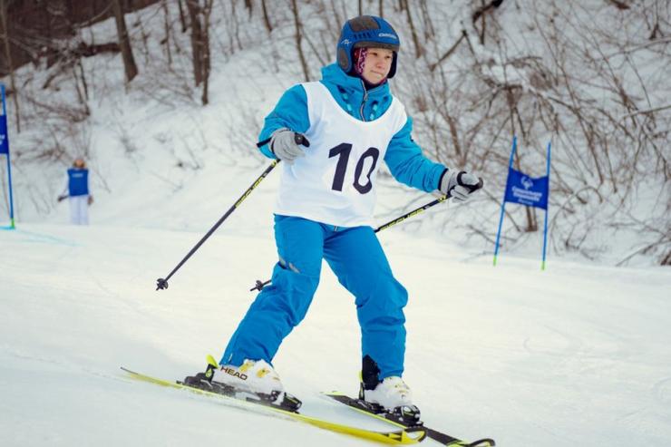 Александр  Легков провел тренировку на лыжной базе «Динамо»