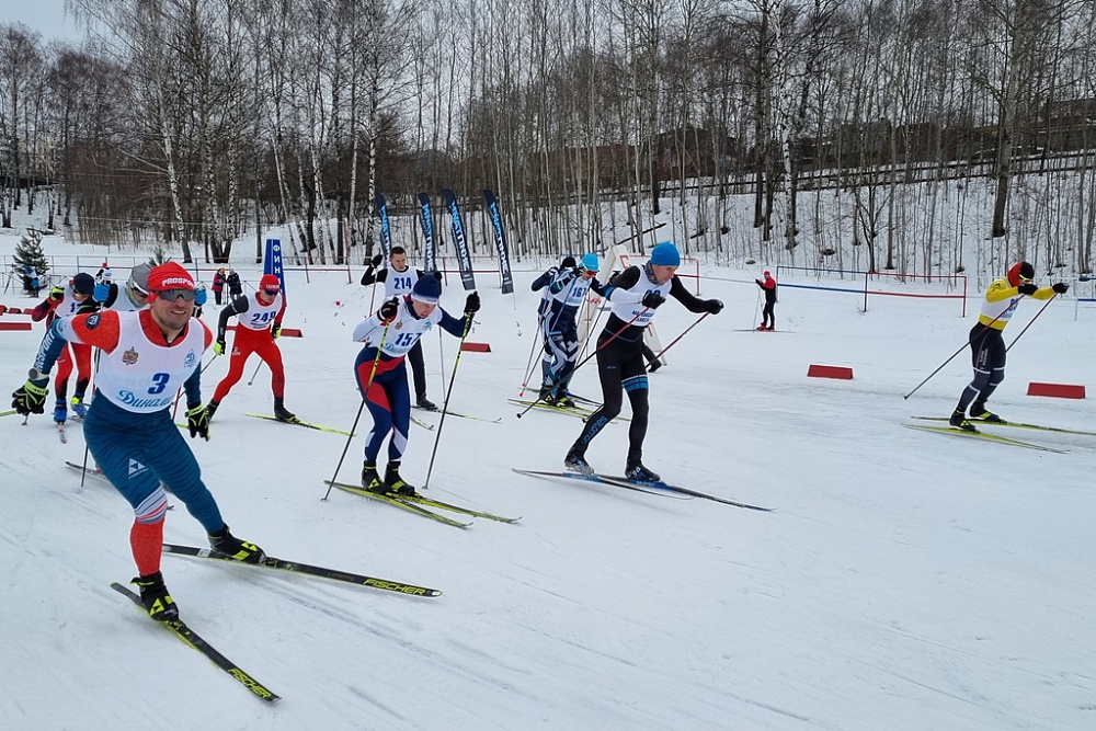 В Подмосковье прошли динамовские старты по лыжным гонкам 