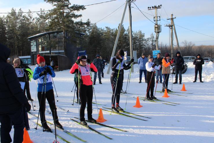 В Оренбурге прошли динамовские соревнования по лыжным гонкам 
