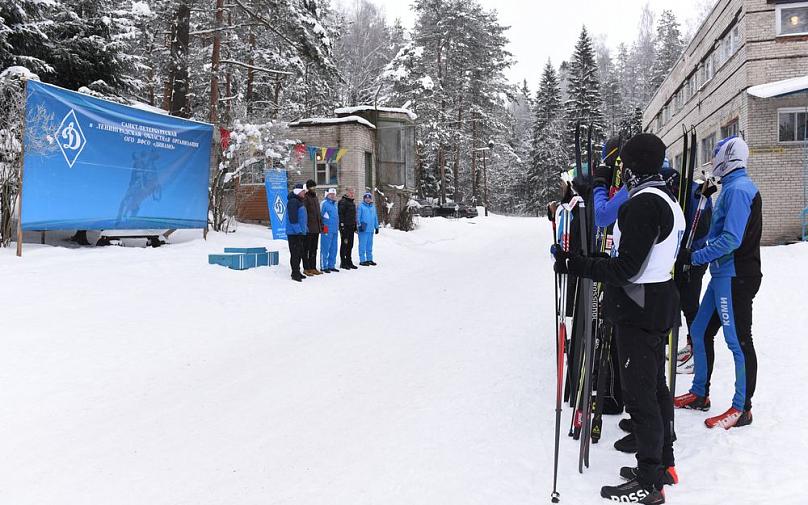 Лыжные гонки в Кавголово. Награждение почетных динамовцев Санкт-Петербурга