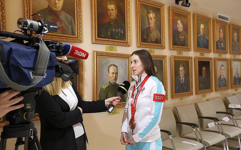 В Центральном совете Общества «Динамо» состоялось чествование динамовских олимпийцев