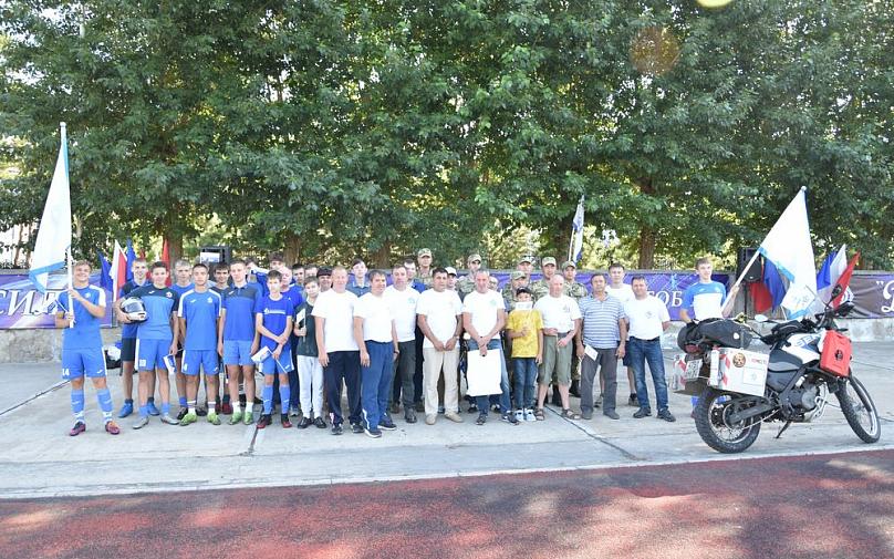 Участники мотопробега, посвященного 100-летию образования Общества «Динамо» посетили Омск