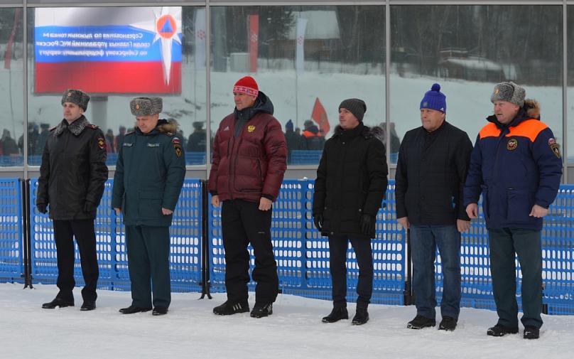 Соревнования по лыжным гонкам среди сотрудников ГУ МЧС России по Сибирскому федеральному округу