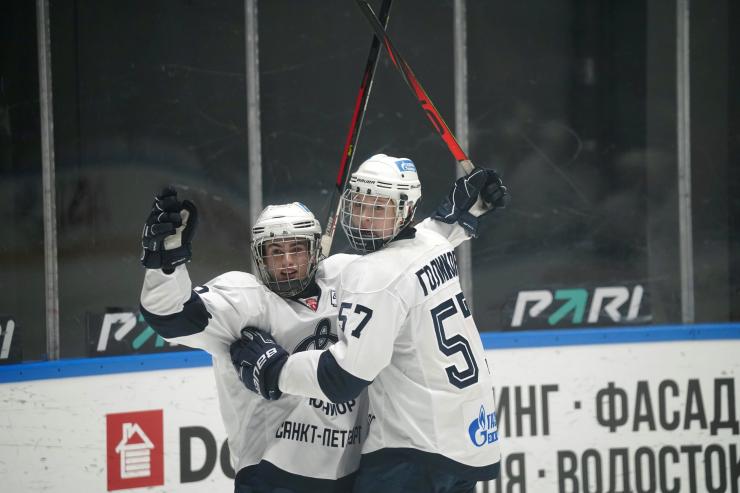 Хоккеисты «Динамо-Юниор» выиграли у «Рязани-ВДВ» в Молодежной лиге