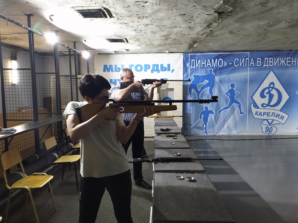 В Петрозаводске прошли динамовские соревнования по стрельбе из пневматической винтовки