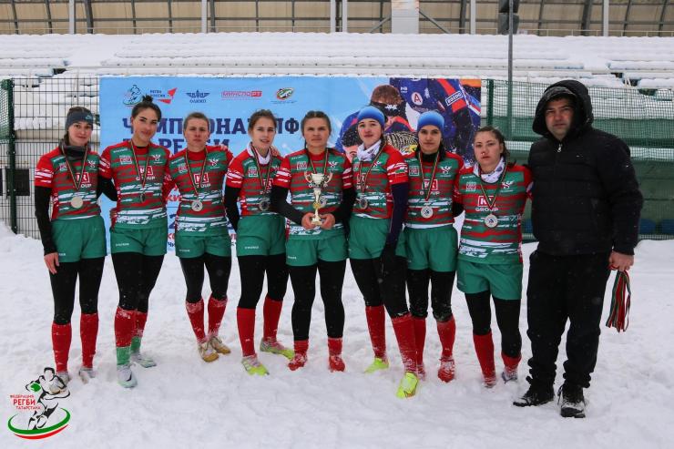 Динамовка завоевала серебро чемпионата ПФО по регби на снегу