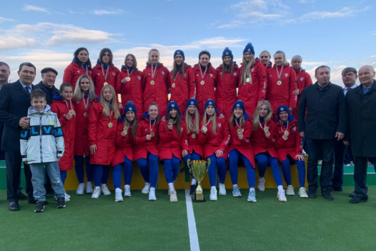 Женская команда из Московской области «Динамо-Электросталь» стала обладателем Кубка России по хоккею на траве